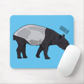 Tapis De Souris Dessin sur Tapir (Avec souris)