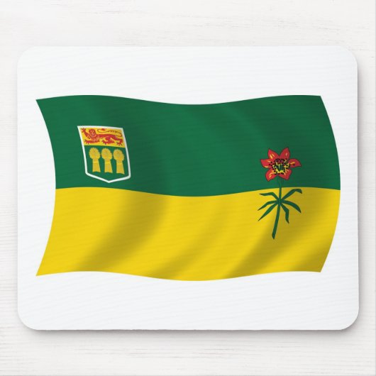 Tapis De Souris Dessous de souris Drapeau de la Saskatchewan (Devant)