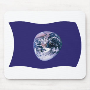 Tapis De Souris Dessous de souris Drapeau de la Terre