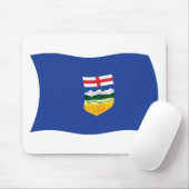Tapis De Souris Dessous de souris Drapeau de l'Alberta (Avec souris)