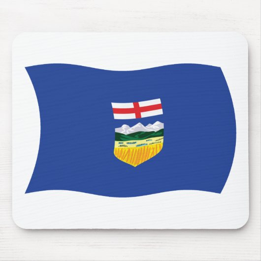 Tapis De Souris Dessous de souris Drapeau de l'Alberta (Devant)