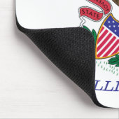Tapis De Souris Dessous de souris Drapeau de l'Illinois (Coin)