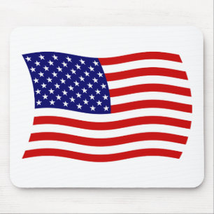 Tapis De Souris Dessous de souris Drapeau des États-Unis d'Amériqu