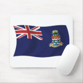 Tapis De Souris Dessous de souris Drapeau des îles Caïmans (Avec souris)