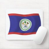 Tapis De Souris Dessous de souris Drapeau du Belize (Avec souris)