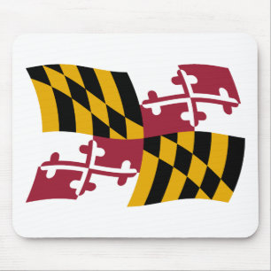 Tapis De Souris Dessous de souris Drapeau du Maryland
