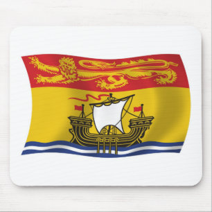 Tapis De Souris Dessous de souris Drapeau du Nouveau-Brunswick