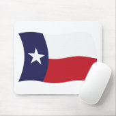 Tapis De Souris Dessous de souris Drapeau du Texas (Avec souris)