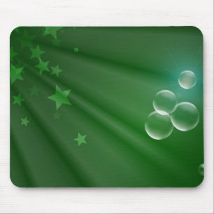 Tapis De Souris Destin d'amour de paix d'art de motif de vert de l