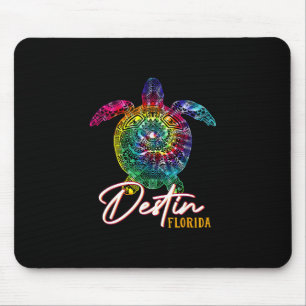 Tapis De Souris Destin Tie Dye Tortue de Mer Floride Famille Assor