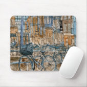 Tapis De Souris Destinations | Aquarelle New York City View (Avec souris)