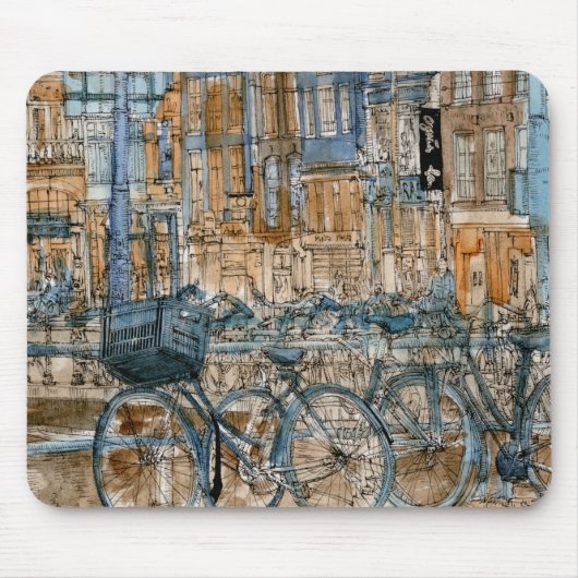Tapis De Souris Destinations | Aquarelle New York City View (Devant)