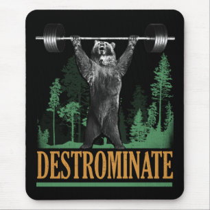 Tapis De Souris Destrominate - Ours - Entraînement amusant Inspira