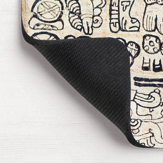 Tapis De Souris Détail d'un codex maya (Coin)
