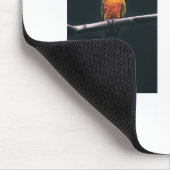 Tapis De Souris Détails simples du nom de l'animal code QR ajouter (Coin)