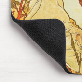 Tapis de souris d'été d'Alphonse Mucha (Coin)