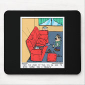 Tapis De Souris Détecteur Métal Le Canapé Drôle Prospection Nouvea (Devant)
