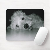 Tapis De Souris Détente de Westie (Avec souris)