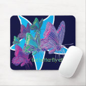 TAPIS DE SOURIS D'ÉTOILE BLEUE (Avec souris)