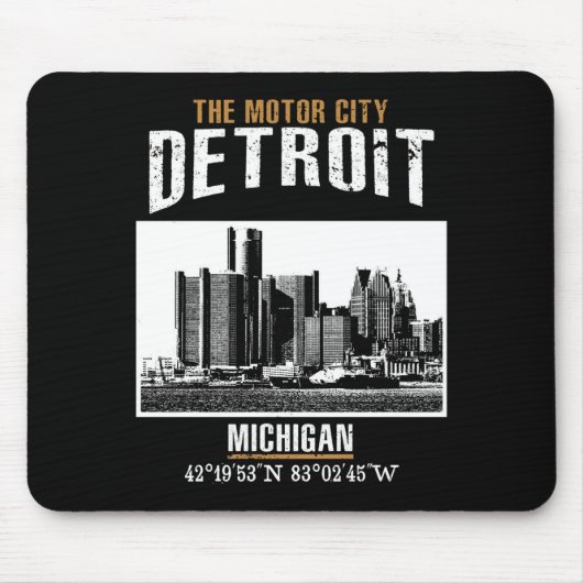 Tapis De Souris Détroit (Devant)
