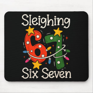 Tapis De Souris Détrônant Six Seven 67 Mème Noël Gen Z Alpha