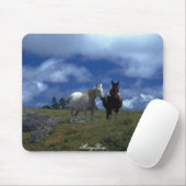 Tapis De Souris Deux beaux chevaux (Avec souris)
