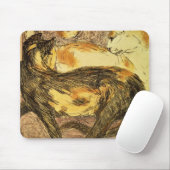 Tapis De Souris Deux chats (Avec souris)