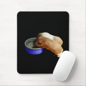 Tapis De Souris Deux Cochons De Guinée Brown Et Blancs, (Avec souris)