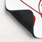 Tapis De Souris Deux Coeurs Modèle Mousepad (Coin)