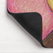 Tapis De Souris Deux coeurs roses Mousepad (Coin)