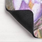 TAPIS DE SOURIS DEUX CROCUSES PURPLE MOUSEPAD (Coin)