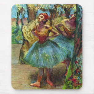 Tapis De Souris Deux danseuses d'Edgar Degas, Art de ballet vintag