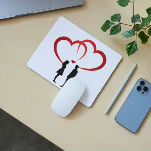 Tapis de souris Deux en amour
