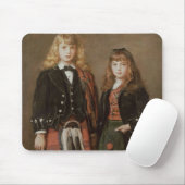 Tapis De Souris Deux enfants (Avec souris)