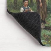 Tapis De Souris Deux femmes pêchant par le chevalier de Daniel (Coin)