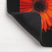 Tapis De Souris deux fleurs marguerites orange (Coin)