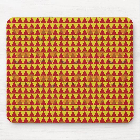 Tapis De Souris Deux fleurs triangles (Devant)