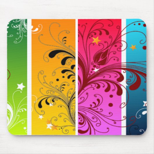 Tapis De Souris deux fois floraled (Devant)