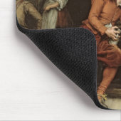 Tapis De Souris Deux hommes parlant dans une taverne (Coin)