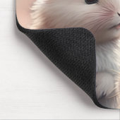 Tapis De Souris Deux lapins mignons avec sakura Mousepad (Coin)