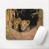 Tapis De Souris Deux Lions Cubs (Avec souris)
