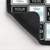 Tapis De Souris Deux Logos Événement Blanc Simple (Coin)