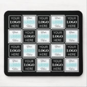 Tapis De Souris Deux Logos Événement Blanc Simple (Devant)