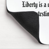 Tapis De Souris Deux loups et une citation Mousepad d'agneau (Coin)