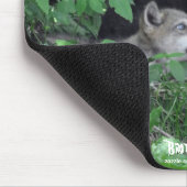Tapis De Souris Deux loups gris Jouer Faune Nature Photo (Coin)
