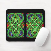 Tapis De Souris Deux noeuds Celtiques irlandais rectangulaires sur (Avec souris)