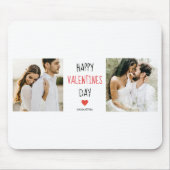 Tapis De Souris Deux photos | Happy Valentines Day | (Devant)