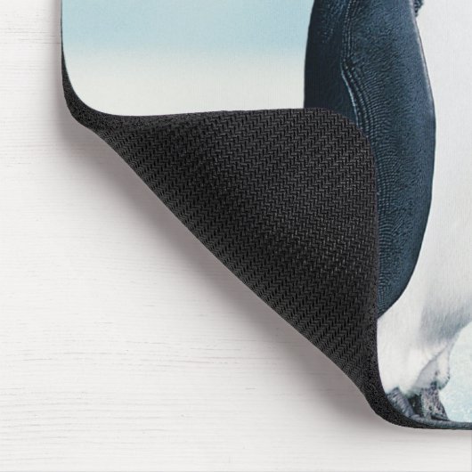 Tapis De Souris Deux pingouins affectueux (Coin)