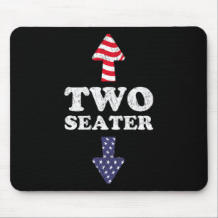 Tapis De Souris Deux places Usa 4 Juillet White Trash Party Attein