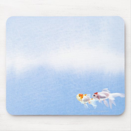 Tapis De Souris Deux poissons rouges (Devant)